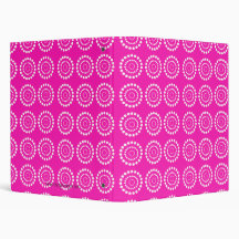 Colourful Circle Burst Designer Binder