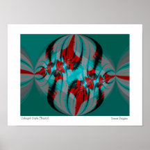 Colourful Circle Poster Print