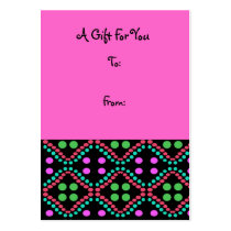 Colourful Circles Gift Tag