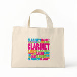 Colourful Clarinet Tote Bag