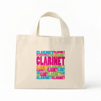 Colourful Clarinet Tote Bag