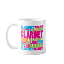 Colourful Clarinet Mugs