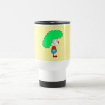 Colourful Clown Cartoon. Coffee Mug
