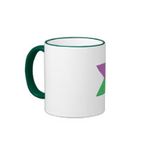 colourful coffe cupe with a star mug
