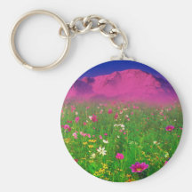Colourful Colorado, Pikes Peak Mountain Keychain