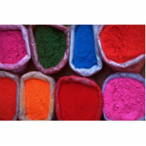 Colourful Coloured dyes Photo Sculptures