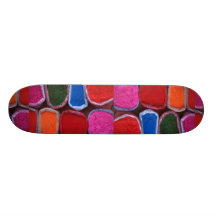 Colourful Coloured dyes Skate Decks