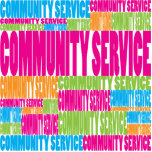 Colourful Community Service photo sculptures