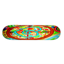 Colourful Compass Skate Boards