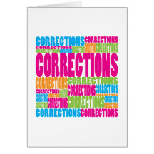 Colourful Corrections Card