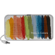 colourful crayons mini speakers
