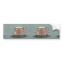 Colourful cup and saucer , Berlin, Germany Bumper Stickers
