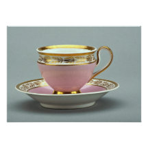 Colourful cup and saucer , Berlin, Germany Custom Invitation