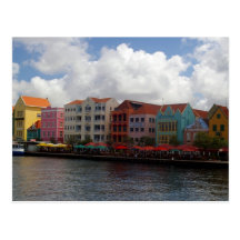 Colourful Curacao Postcard