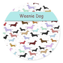 Colourful Dachshund Sticker