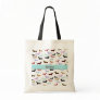 Colourful Dachshund Tote Bag