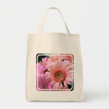 Colourful Daisies Grocery Tote Bag