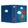 Colourful Daisy Flowers binder