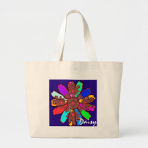 Colourful Daisy Totebag