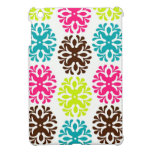 Colourful damask floral girly cute flower pattern ipad mini cases