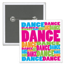 Colourful Dance Buttons