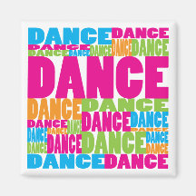 Colourful Dance Refrigerator Magnets