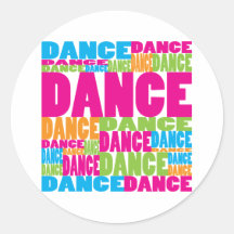 Colourful Dance Stickers