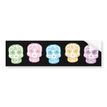 Colourful Day of the Dead Skulls