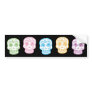 Colourful Day of the Dead Skulls