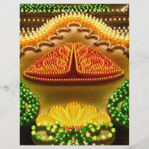Colourful decorations flyer design