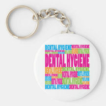Colourful Dental Hygiene Key Chains