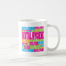 Colourful Dental Hygiene Mugs