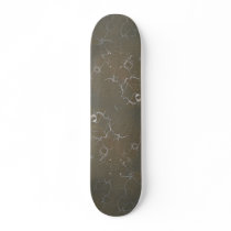 Colourful Dried Puddle Custom Skateboard