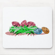 Colourful Egg Design Mouse Pads