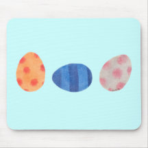 Colourful eggs mouse pads