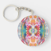 colourful ellipses key chains