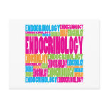 Colourful Endocrinology postcards