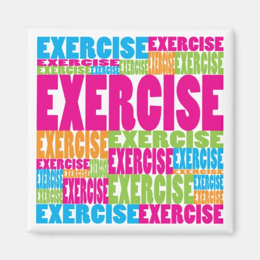 Colourful Exercise Magnet