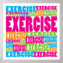 Colourful Exercise Poster