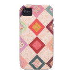 Colourful Fabrics Pattern Case-Mate iPhone 4 Covers