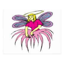Colourful-Faerie Post Card