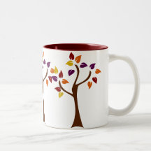 Colourful Fall Tree Coffee Mug