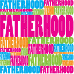 Colourful Fatherhood photo sculptures