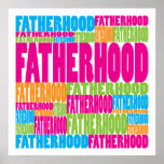 Colourful Fatherhood posters