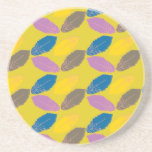 Colourful Feather Coaster