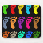 Colourful Feet Mousepads