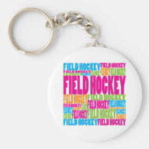 Colourful Field Hockey Keychains