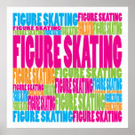 Colourful Figure Skating posters