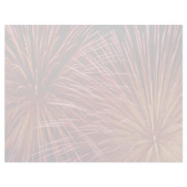 Colourful Fireworks, Canada Day Personalized Letterhead