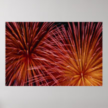 Colourful Fireworks, Canada Day Posters